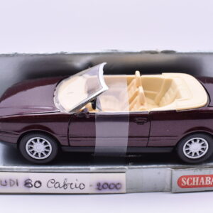 Modellino auto scala 1:43 Audi 80 cabrio 2000 diecast modellismo da collezione