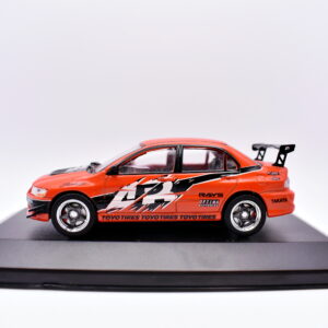 Modellino auto scala 1:43 mitsubuishi lancer evo Fast and Furious diecast modellismo statico