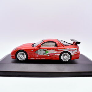 Modellino auto scala 1:43 mazda rx7 Fast and Furious cdiecast modellismo statico