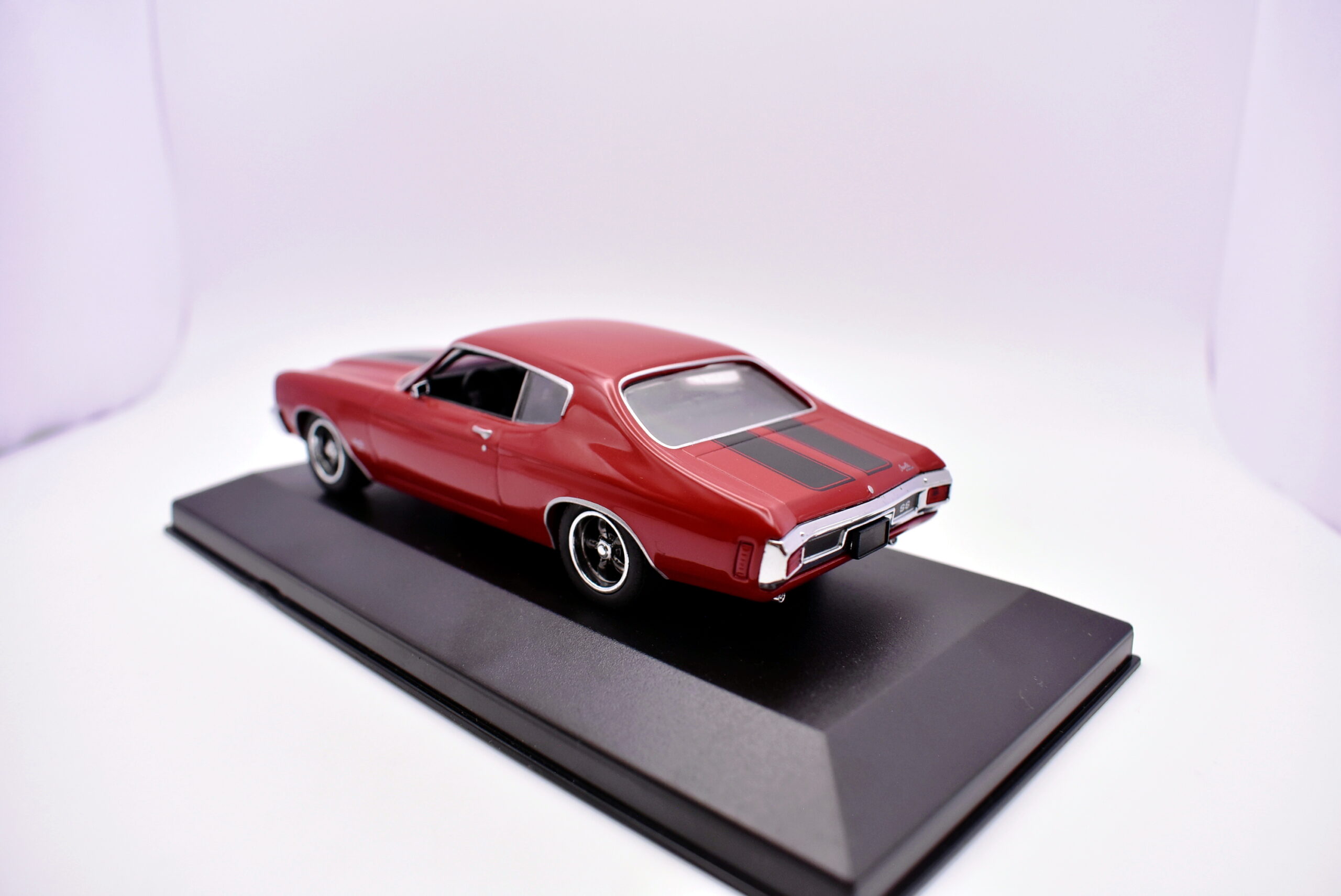 Modellino auto scala 1:43 chevrolet chevelle greenlight diecast modellismo statico - immagine 3