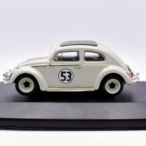 Modellino auto scala 1:43 vw beetle herbie maggiolino tutto matto diecast modellismo statico