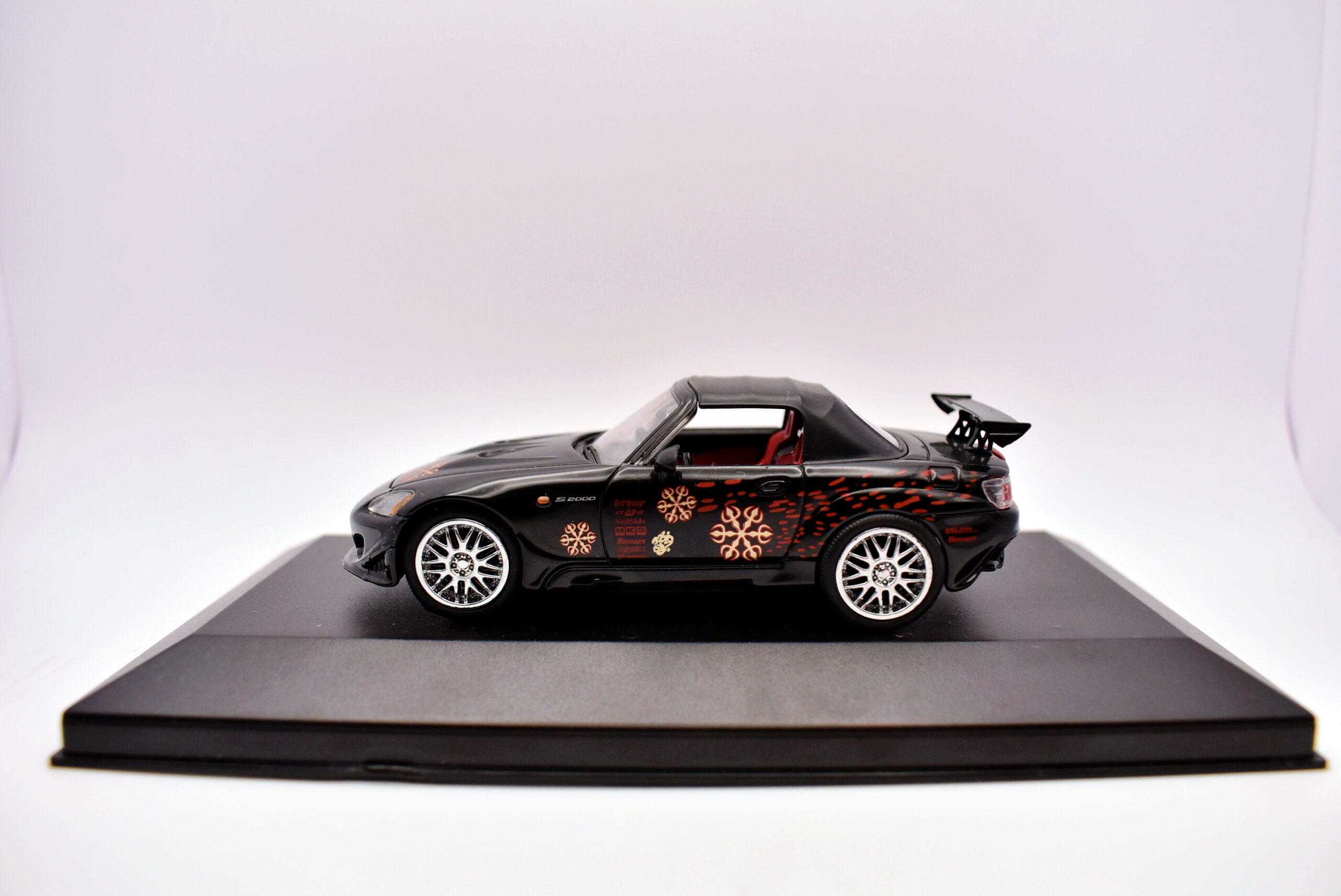 Modellino auto scala 1:43 honda S2000 movie Fast and Furious modellismo statico