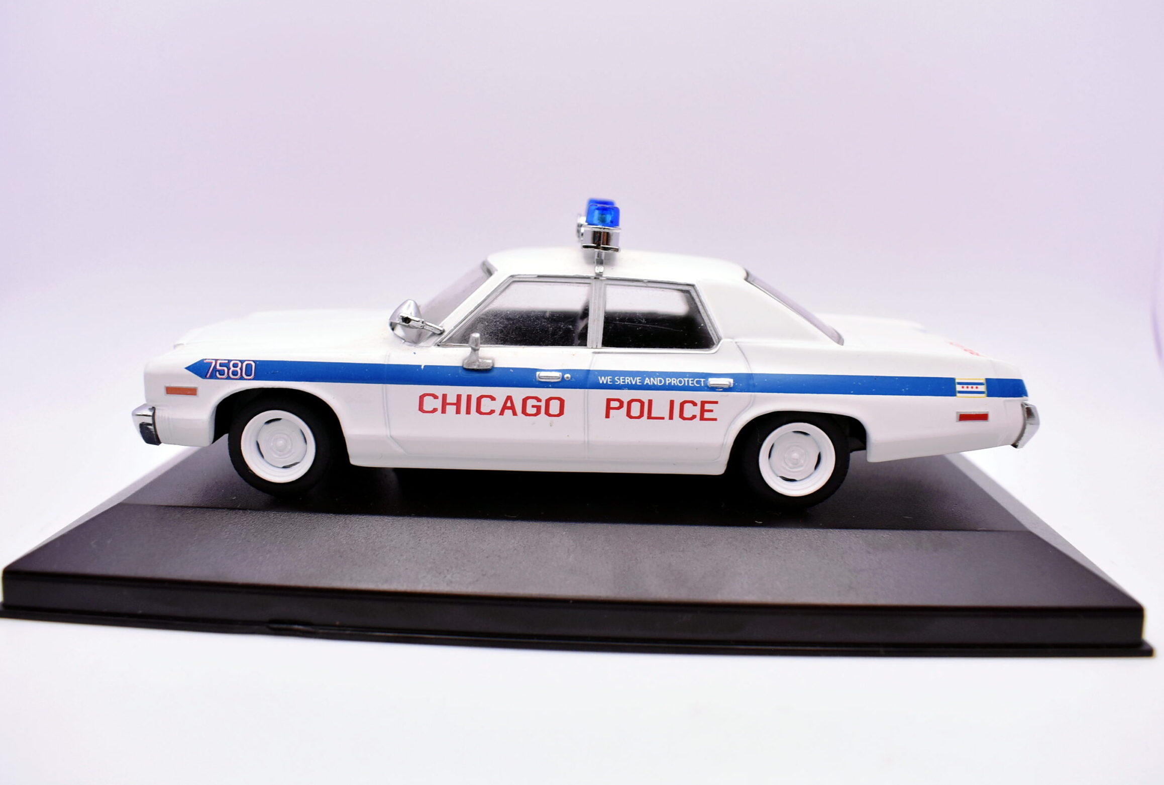 Modellino auto scala 1:43 dodge monaco greenlight diecast modellismo statico - immagine 3