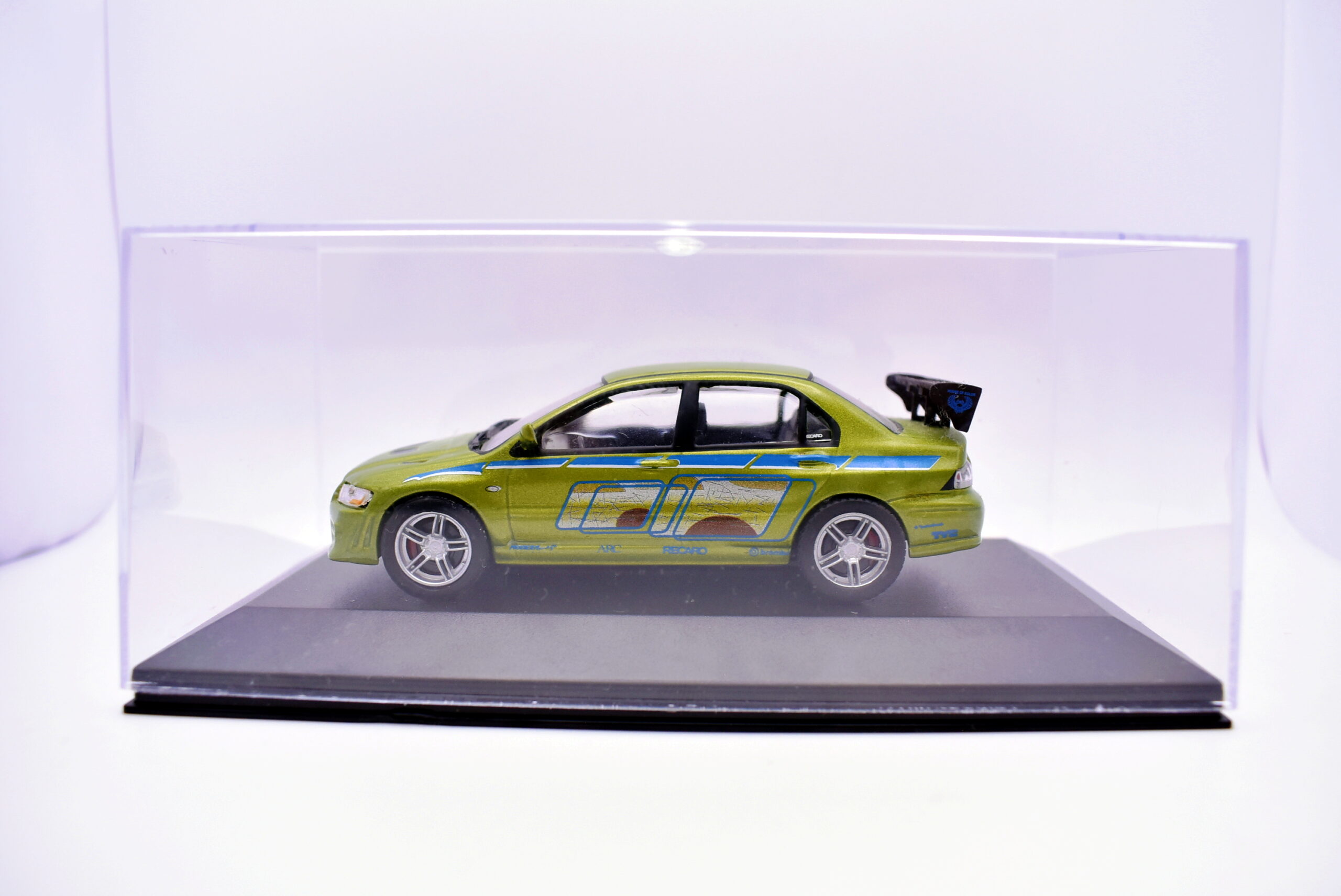 Modellino auto scala 1:43 mitsubishi lancer evo fast furious movie modellismo - immagine 2