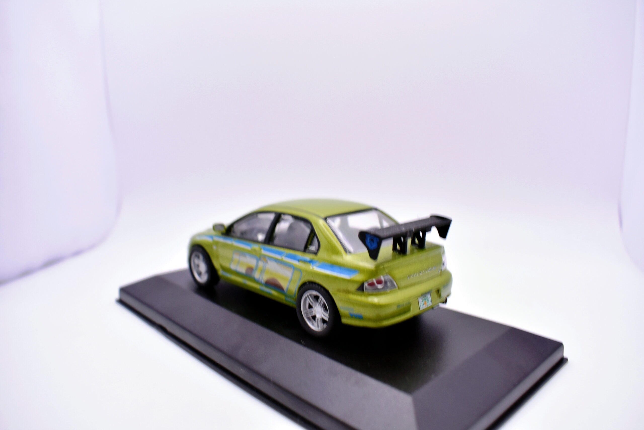 Modellino auto scala 1:43 mitsubishi lancer evo fast furious movie modellismo - immagine 3