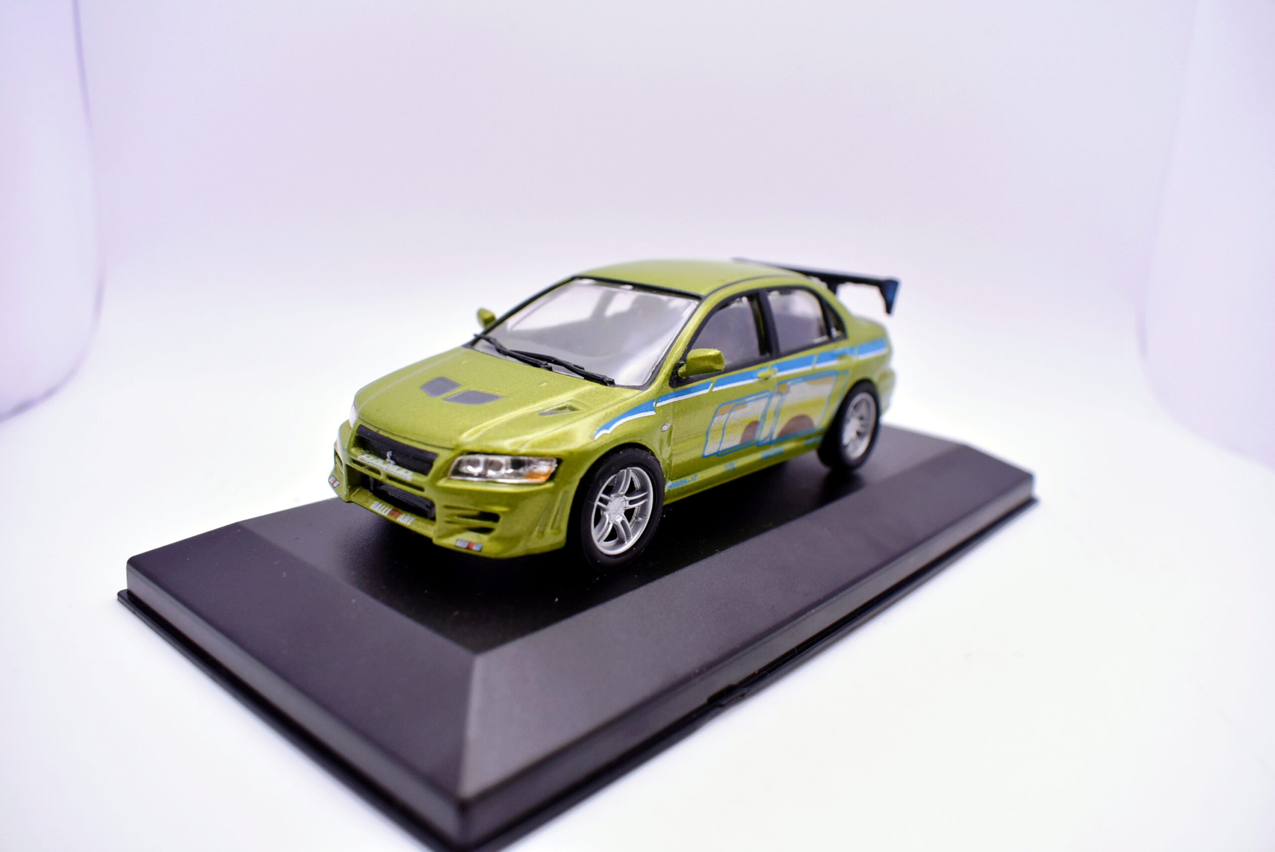Modellino auto scala 1:43 mitsubishi lancer evo fast furious movie modellismo - immagine 4
