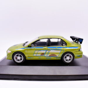 Modellino auto scala 1:43 mitsubishi lancer evo fast furious movie modellismo