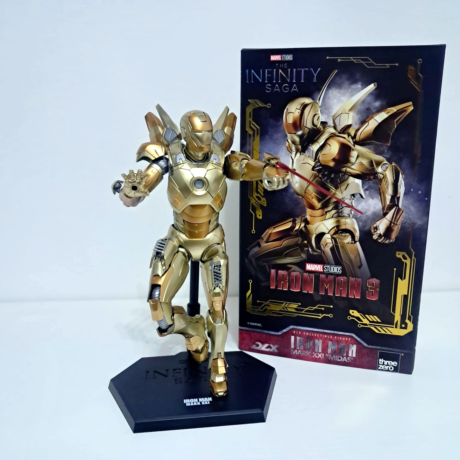 action figure Threezero Iron Man Mark XXI Midas DLX Marvel Infinity Saga