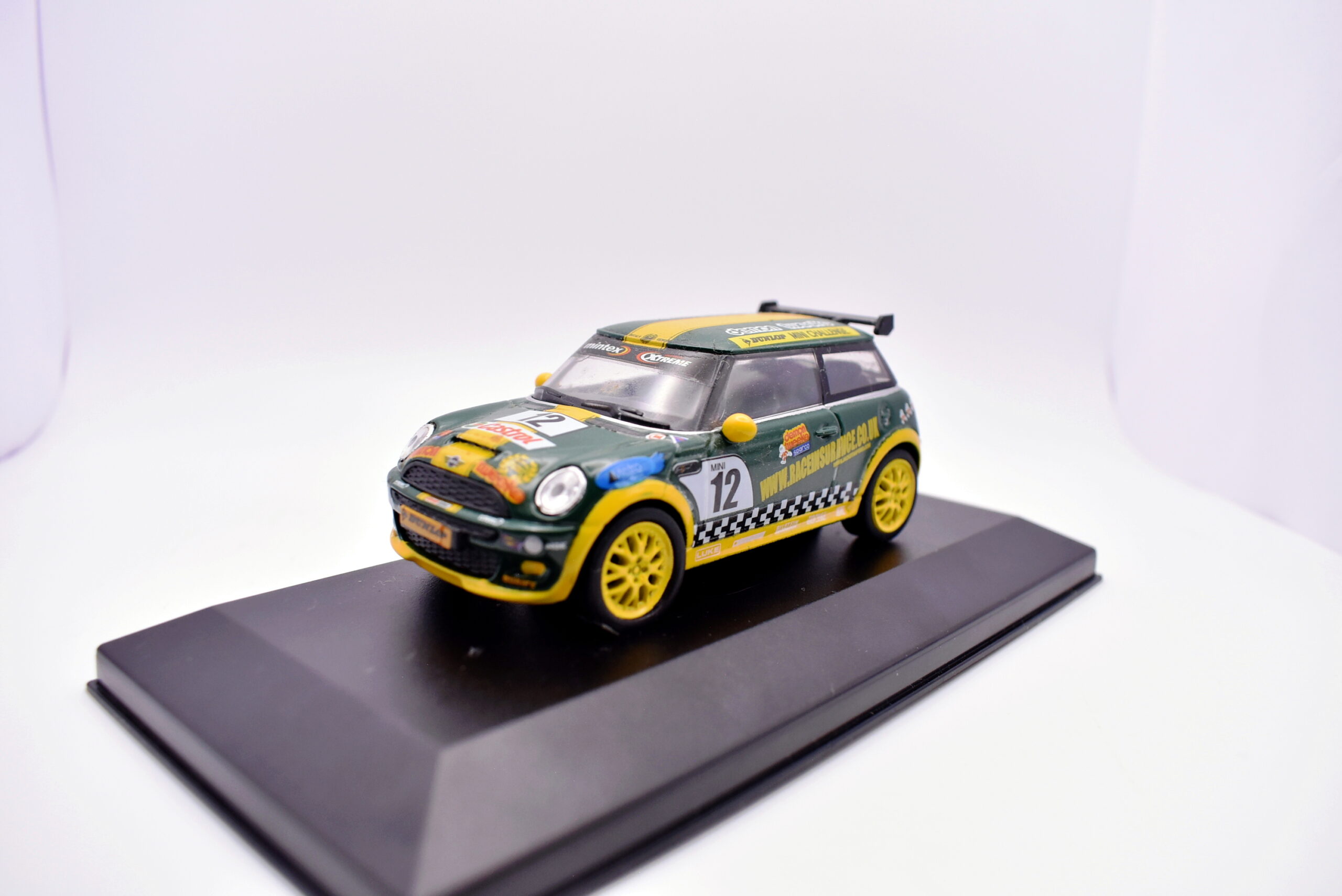 Modellino auto rally scala 1:43 mini cooper S diecast modellismo statico - immagine 2