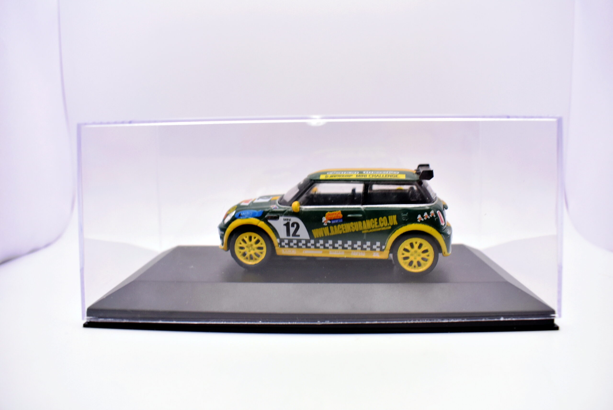 Modellino auto rally scala 1:43 mini cooper S diecast modellismo statico - immagine 4